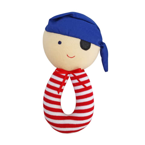 Linen Pirate Grab Rattle - Standard 2