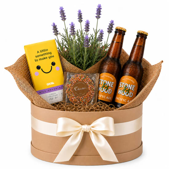 💜🍺 Lavender & Lager Plant Hamper 🍺💜 - Standard