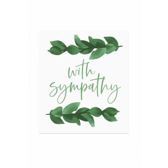 With Sympathy Gift Card - Standard