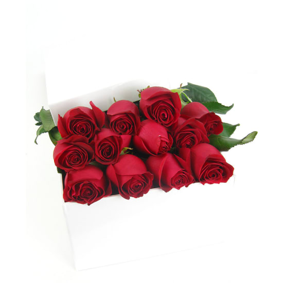 Elegant Gift Boxed Roses - Deluxe