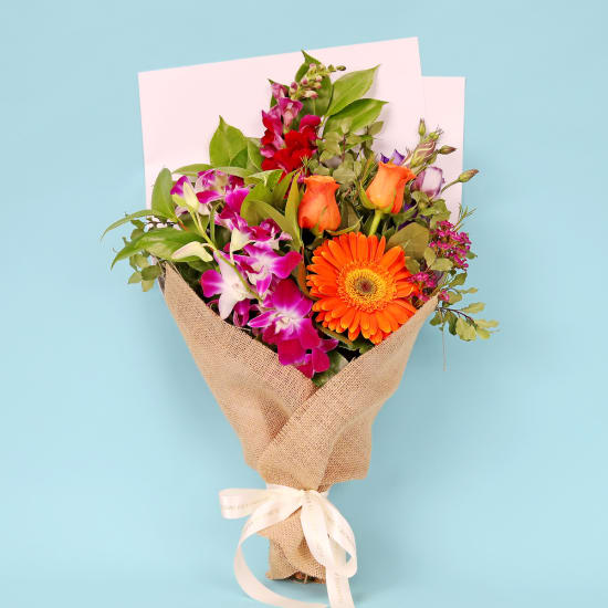 Sunset Symphony Bouquet - Standard