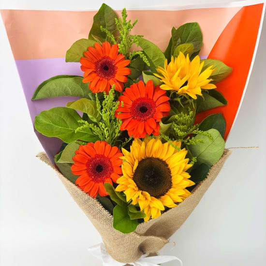 Daily Bouquet Golden Sunshine Harmony 🌻✨🌸 - Standard