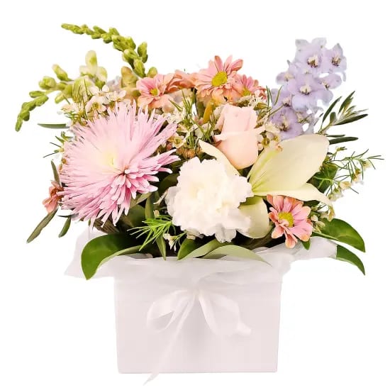 Mums Day Pastel Florist Choice Mini Box - Deluxe