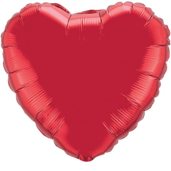 Red Heart Balloon - Standard