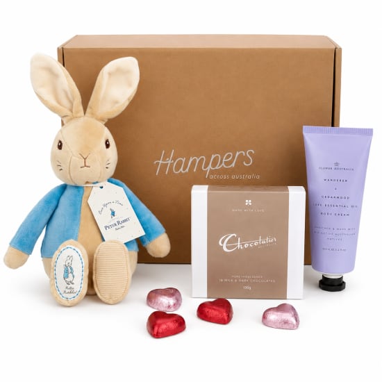 💙🐰 Baby Boy Bunny Hugs Hamper 🐰💙 - Standard