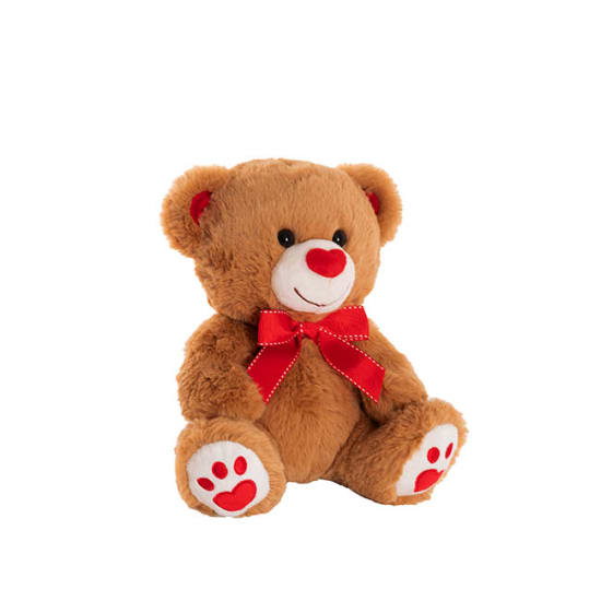 Sweetheart Teddy Bear Molly W Red Nose - Standard