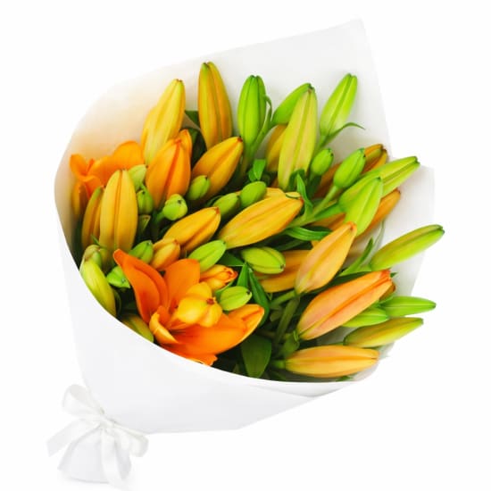 Orange Lily Bunch - Deluxe