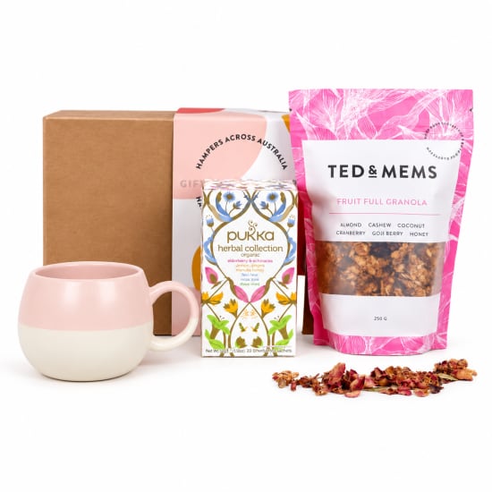 🌸☕ Pink Morning Bliss Hamper ☕🌸 - Standard