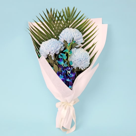 Ocean Mist Blue Bouquet - Standard