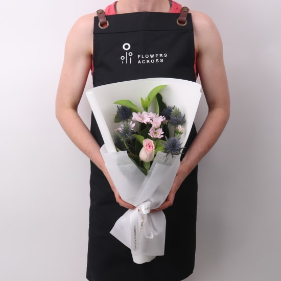 Pink Seaholly Serenade Posy - Standard