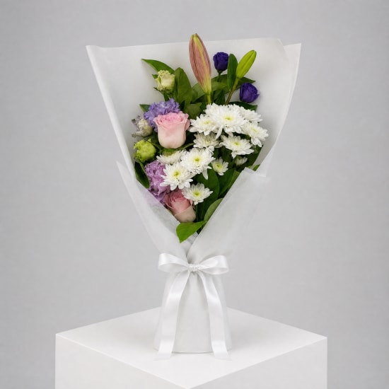 Daily Bouquet - Brisbane blush with lilac mood - Standard