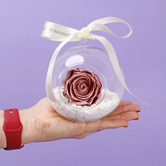 Preserved Rose Gold Orb - Standard