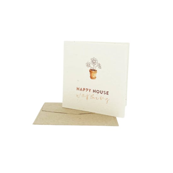 Happy House Warming Plantable Card - Standard