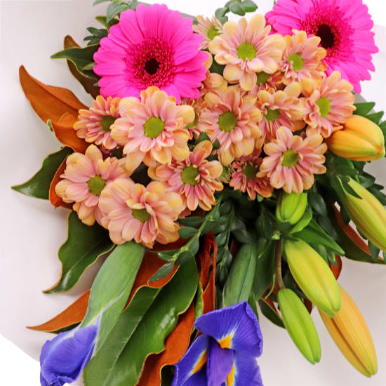 Vibrant Blossoms Bright Flower Bouquet - Deluxe (view 2 of 5)