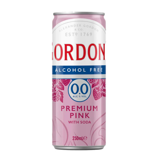 Gordons Pink & Soda Zero Can - Standard