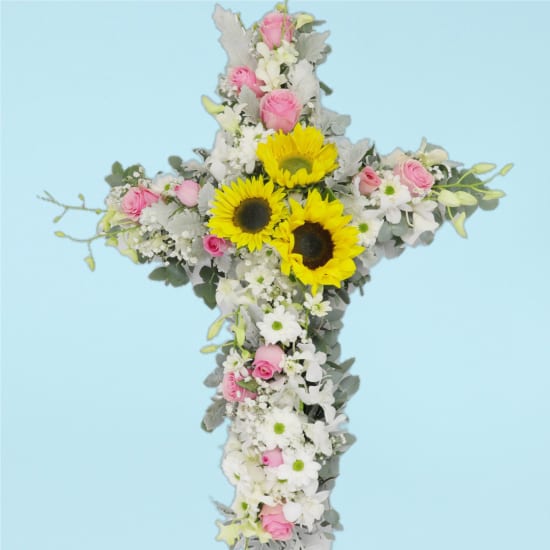 Healing Prayer Cross Wreath - Standard