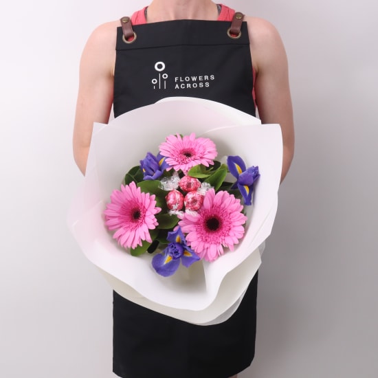 Blue Velvet & Bloom Posy - Standard