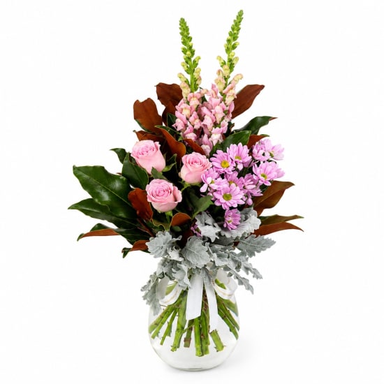 Angel Kisses Sympathy Flower Vase - Standard
