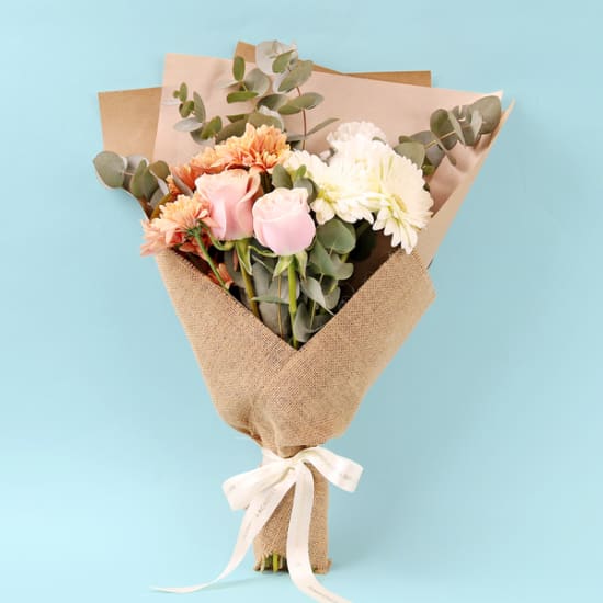 Little Pastel Petals Flower Posy - Deluxe