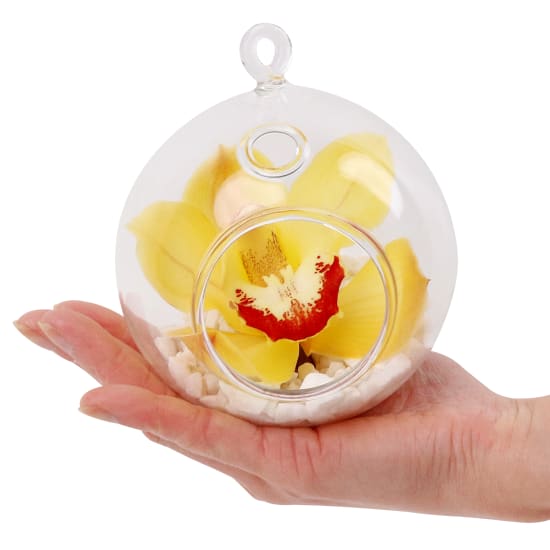 Yellow Orchid Orb - Standard