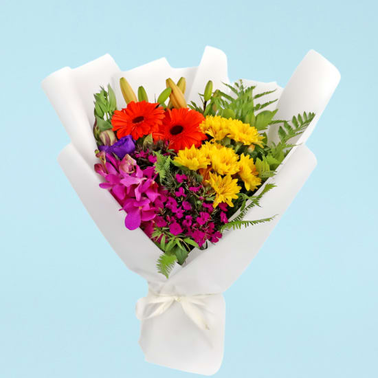 Rainbow Of Love Bouquet - Standard