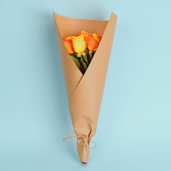 Market Bunch   Orange Roses - Standard