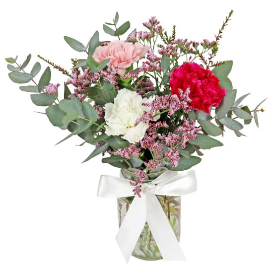 Three Blossom Flower Vase Arrangement - Standard