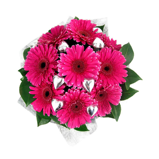 Gerbera And Chocolate Box - Standard