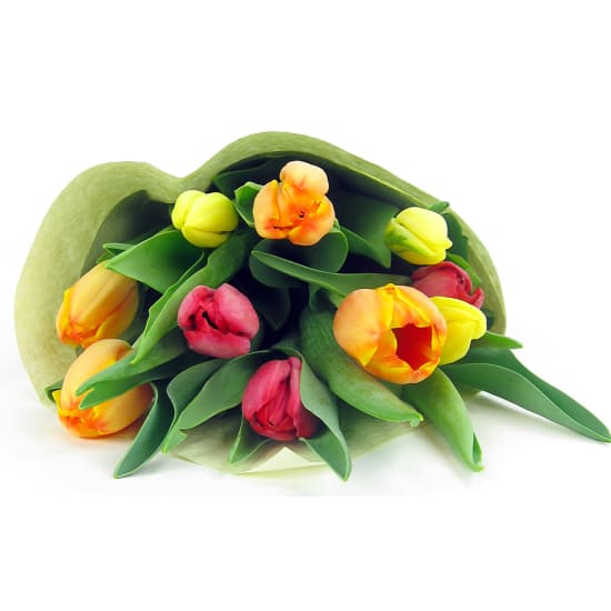 Mixed Bright Tulips Bunch - Standard
