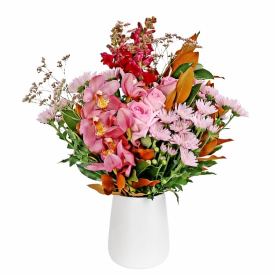 Blushing Blossoms Vase - Standard