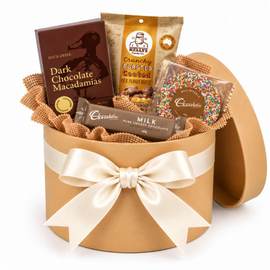 🍫🌰 Chocolate & Nut Indulgence Hat Box 🌰🍫 - Standard