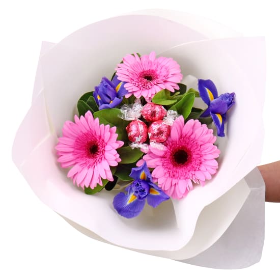 Blue Velvet & Bloom Posy - Standard