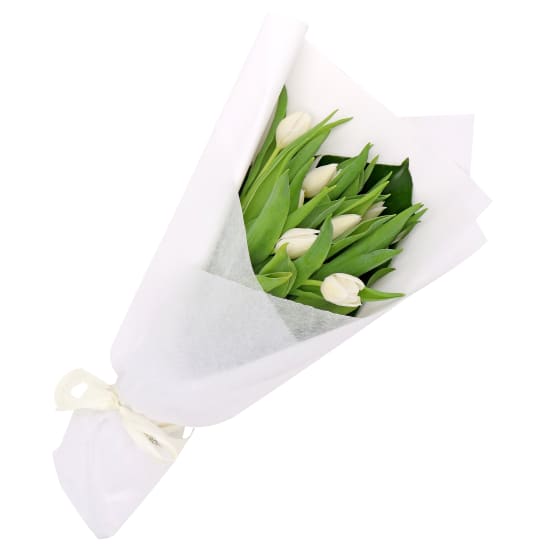 White Tulip Bunch - Standard