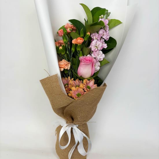 Daily Bouquet Rustic Blush Harmony Posy - Standard
