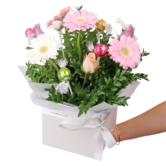 Dainty Lindt Flower Box - Standard