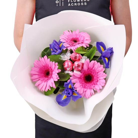 Blue Velvet & Bloom Posy - Standard