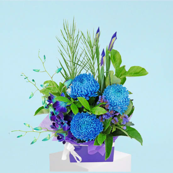 Blue Heaven Flower Box - Standard