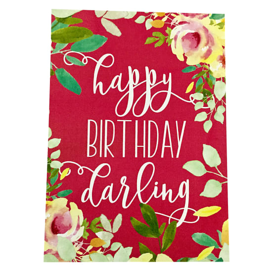 Happy Birthday Darling - Standard