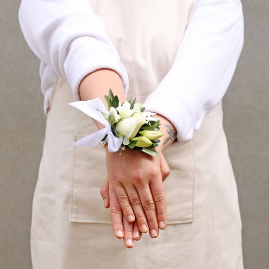 Eternal Whites Corsage - Standard