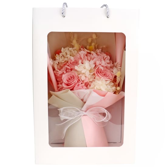 Preserved Pink Posy - Standard