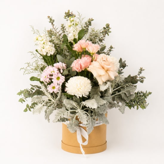 Botanical Elegance Hat Box - Standard