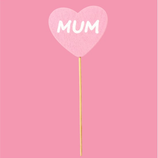 Mum Heart Pick - Standard