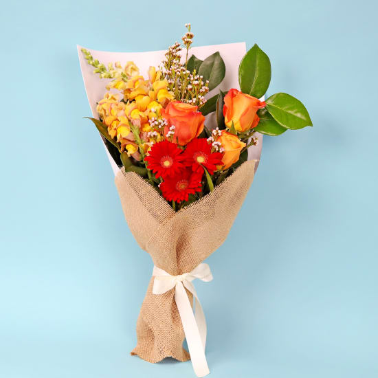 Sunkissed Meadow Medley Bouquet - Standard