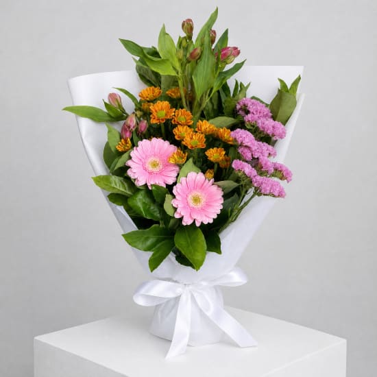 Daily Bouquet - Pink Wink and Tangerine Twist - Standard