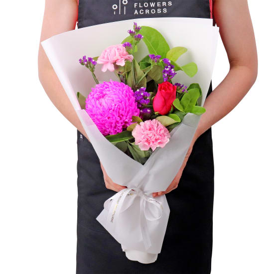 Pink Darling Delight Posy - Standard