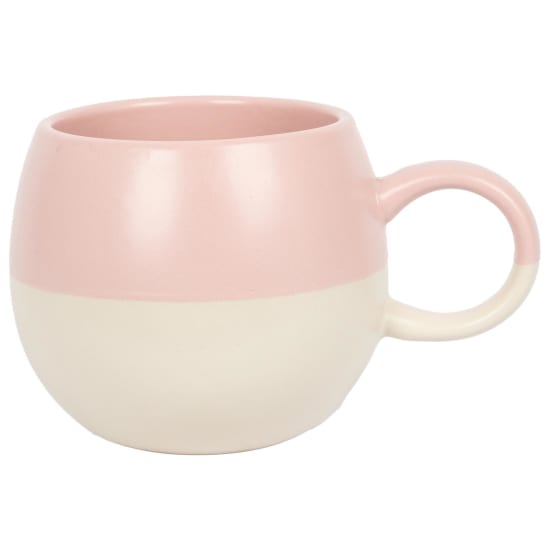 Dusty Pink Two Tone Stoneware Mug - Standard