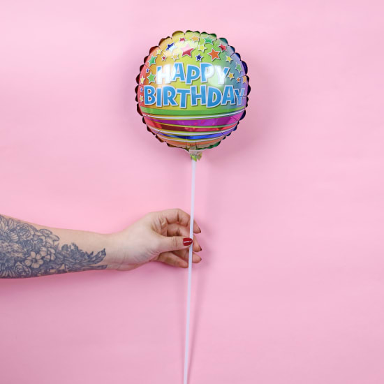 Happy Birthday Balloon Pick - Standard