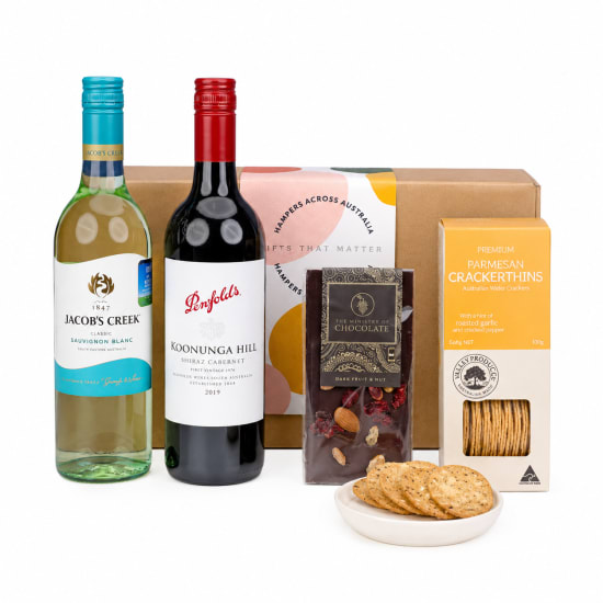 Red & White Delight Hamper - Standard