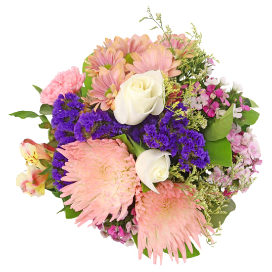 Blushing Beauty Mason Jar Vase - Deluxe