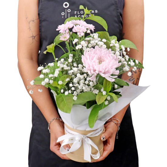 Pink Thinking Of You Hat Box - Standard